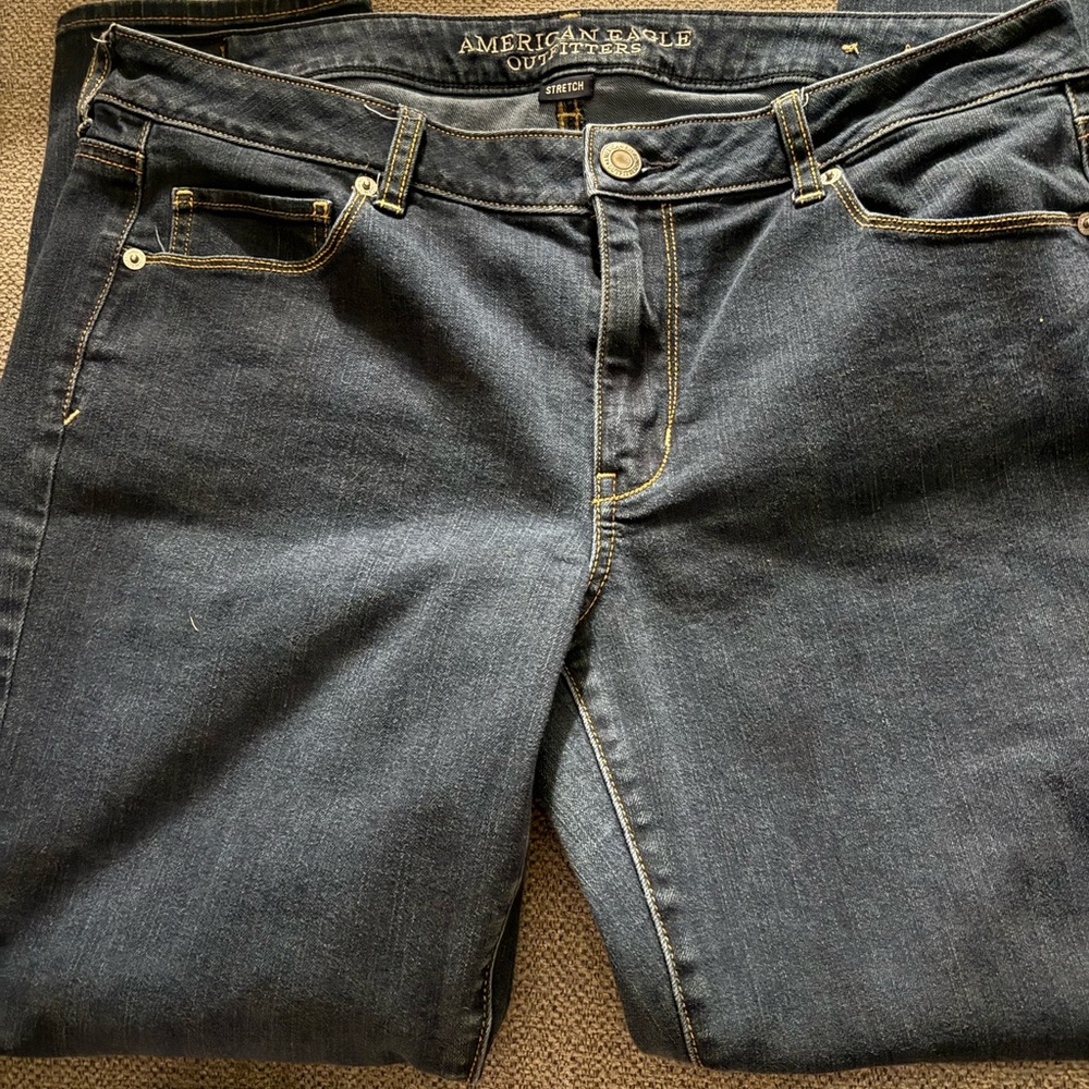 American Eagle Outfitters Women's Dark Indigo Skinny Leg Jeans